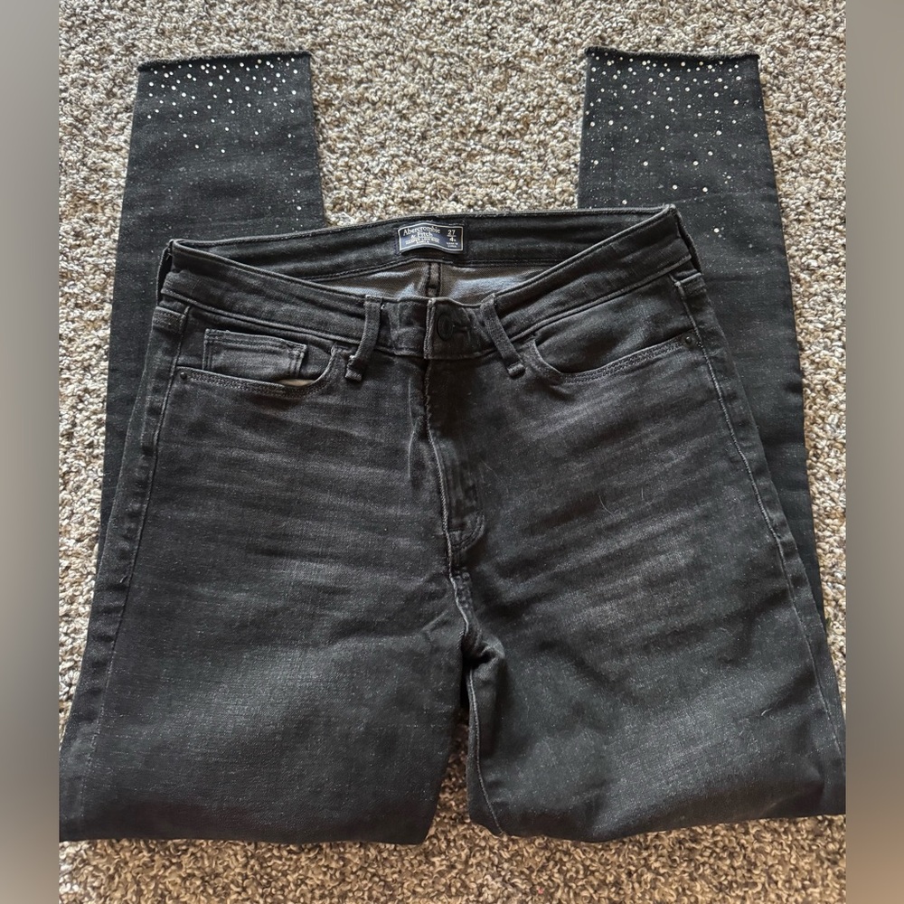 Abercrombie low rise Harper anke jeans